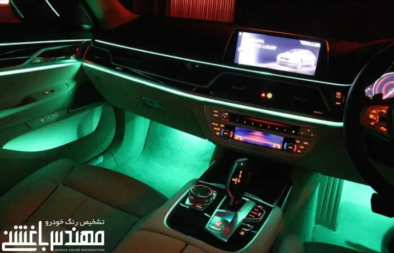 نمای داخلی بی ام و 730Li