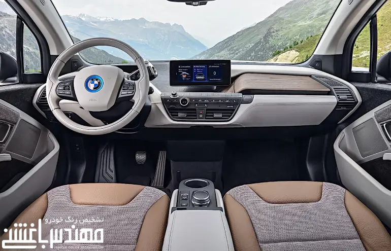 نمای داخلی بی ام و i3 نمای داخلی بی ام و i3