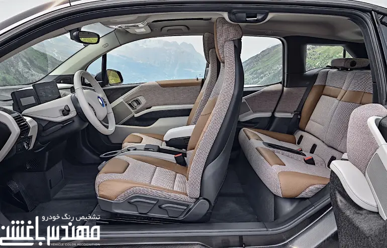نمای داخلی بی ام و i3 نمای داخلی بی ام و i3