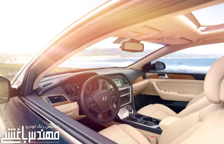 نمای داخلی هیوندای سوناتا ال اف 2017