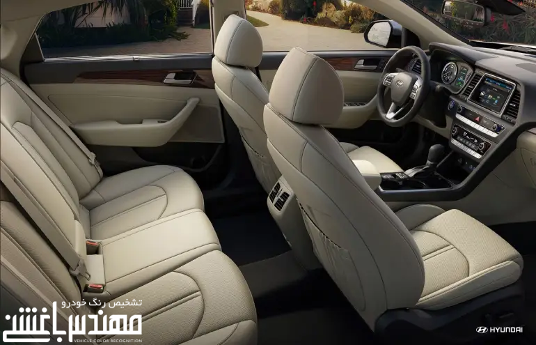 نمای داخلی هیوندای سوناتا ال اف 2018