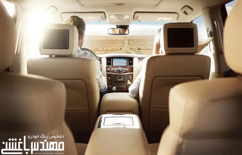 نمای داخلی اینفینیتی QX80 نمای داخلی اینفینیتی QX80