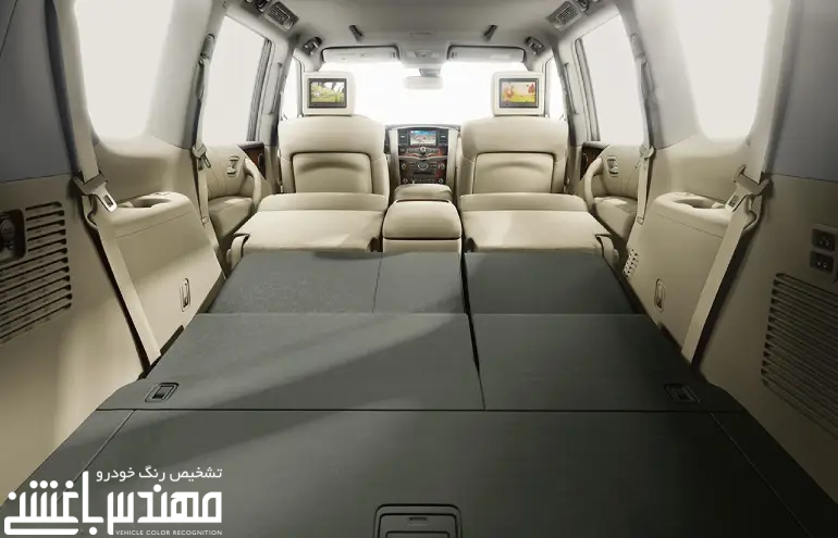 نمای داخلی اینفینیتی QX80 نمای داخلی اینفینیتی QX80