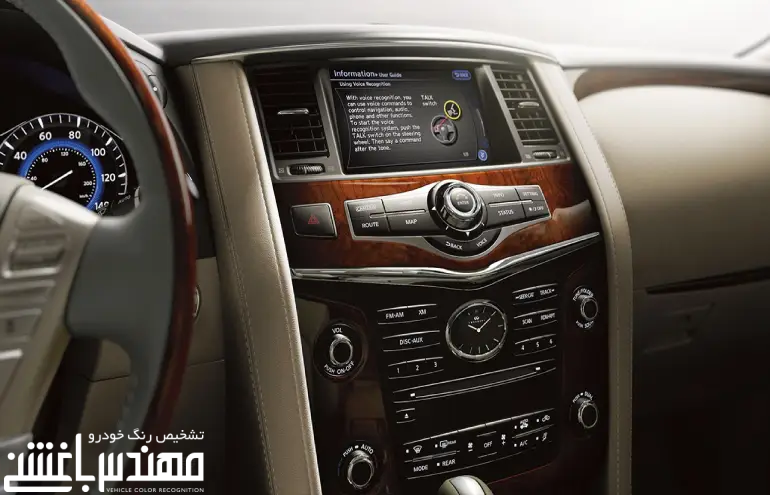 نمای داخلی اینفینیتی QX80 نمای داخلی اینفینیتی QX80