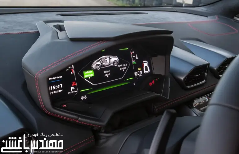 نمای داخلی لامبورگینی هوراکان