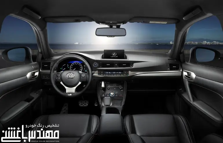 نمای داخلی لکسوس CT200H