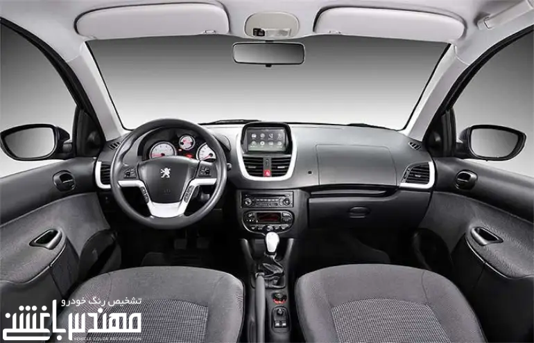 نمای داخلی پژو 207 دنده ای 
