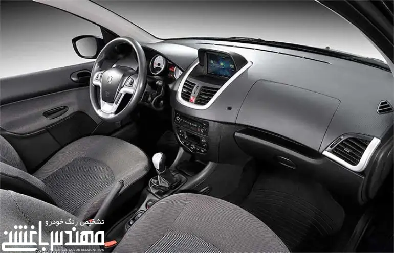 نمای داخلی پژو 207 دنده ای 