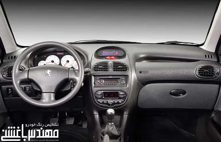 نمای داخلی پژو 206 اس دی