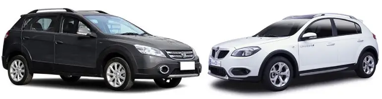 مقایسه دانگ فنگ h30 کراس و برلیانس کراس c3