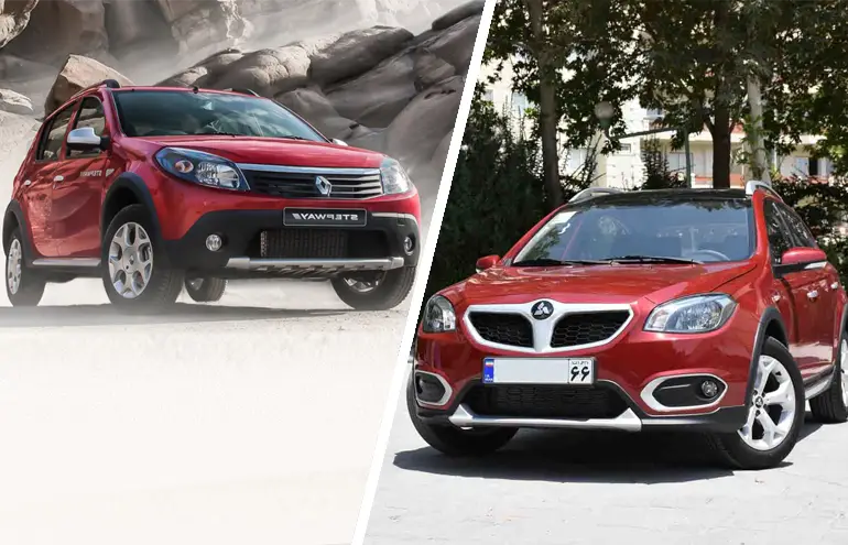 مقایسه رنو ساندرو استپ وی و برلیانس کراس C3 - استپ وی بخرم یا برلیانس کراس؟