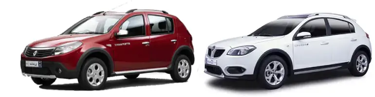 مقایسه ساندرو استپ وی و برلیانس کراس c3 مقایسه ساندرو استپ وی و برلیانس کراس c3